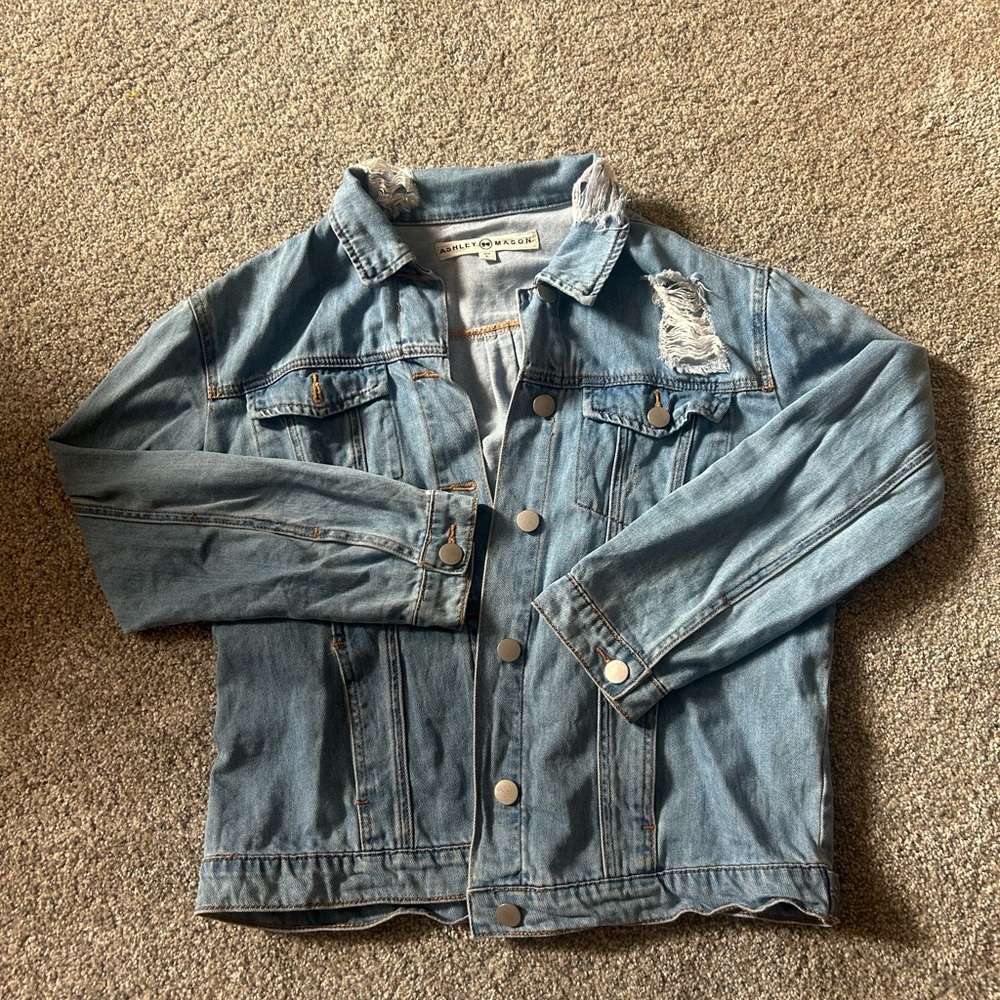 Distressed Denim Jacket